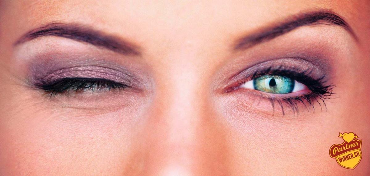 PartnerWinner, Flirt-Augen, Geschlossen