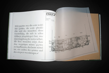 Enea, Private Gardens Buch., Plan